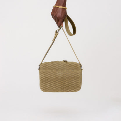 Kith Monogram Suede Camera Crossbody - Grit | Kith