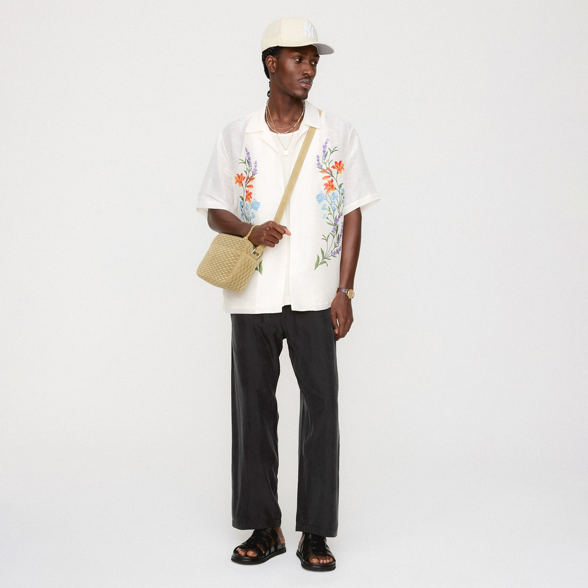 Kith Monogram Suede Camera Crossbody - Grit | Kith