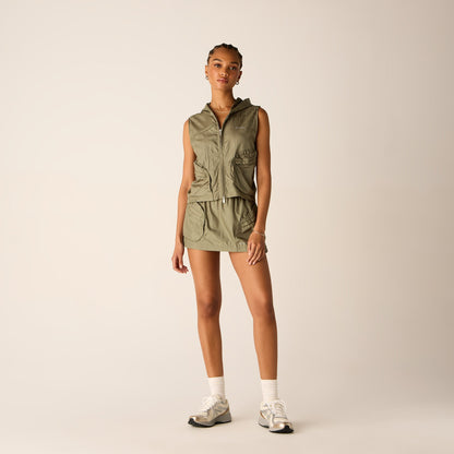 Kith Women Verena Sporty Hoodie Vest - Bay Breeze | Kith