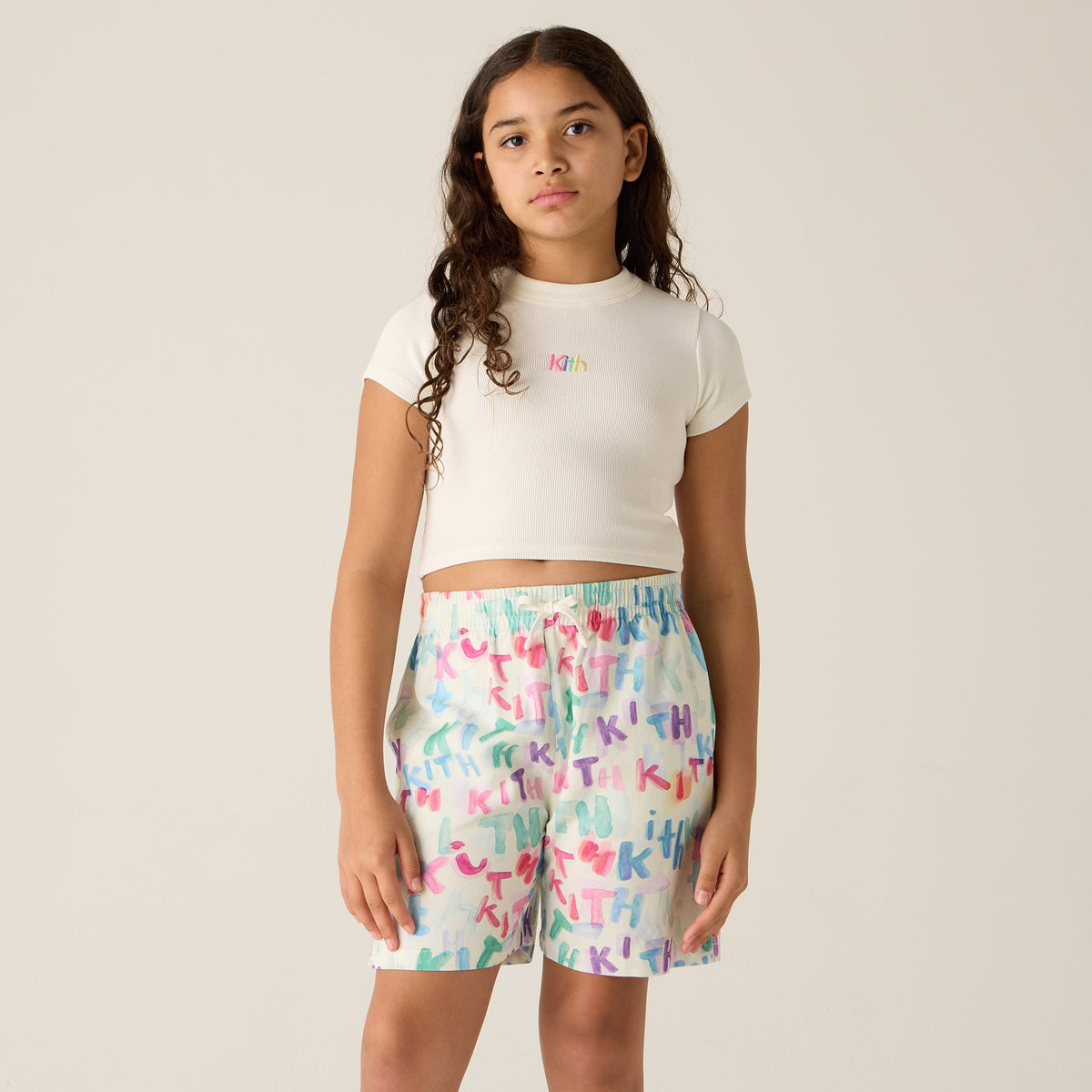 Kith Kids Rib Mulberry Tee - Silk | Kith