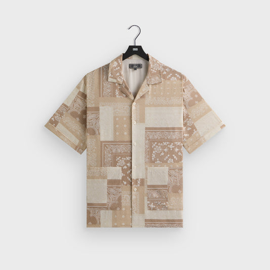 Kith Silk Lyocell Bandana Reade Shirt - Canvas | Kith