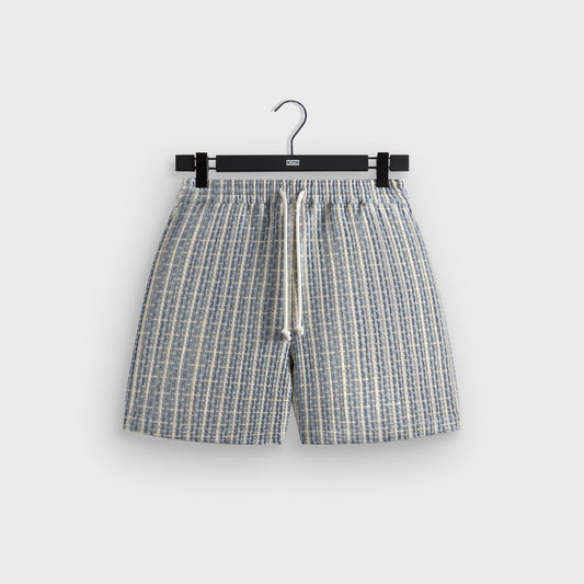 Kith Bubble Check Active Short - Light Indigo | Kith