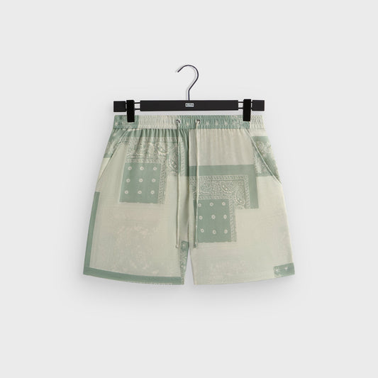 Kith Silk Lyocell Bandana Cedar Short - Realm | Kith