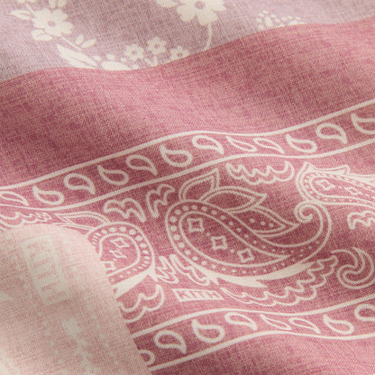 Kith Silk Lyocell Bandana Cedar Short - Pink Opal | Kith