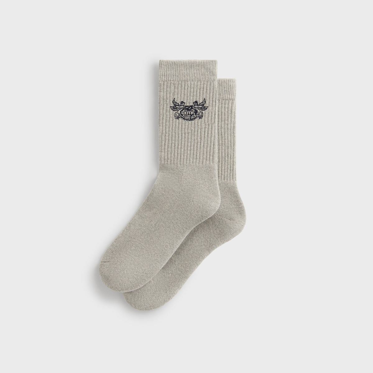 Kith Pegasus Crew Sock - Light Heather Grey | Kith