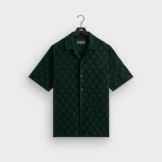 Kith Monogram Terry Thompson Camp Collar Shirt - Stadium | Kith