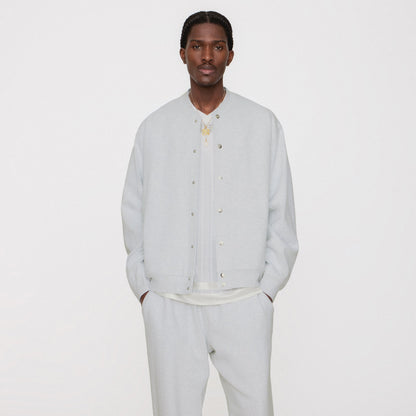 Kith Marvin Bomber Jacket - Light Heather Grey | Kith