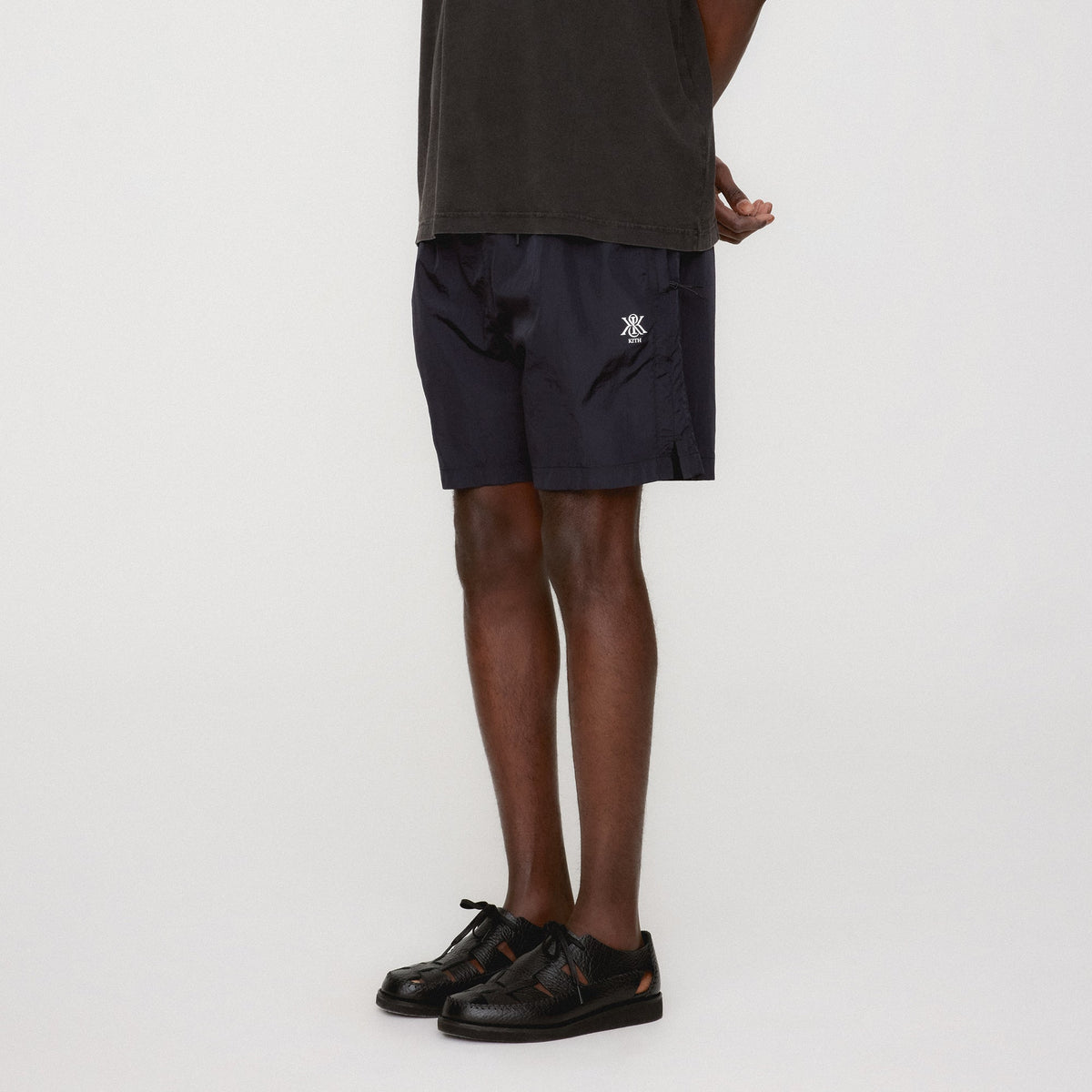 Kith Garment Washed Nylon Active Swim Short - Ink | Kith