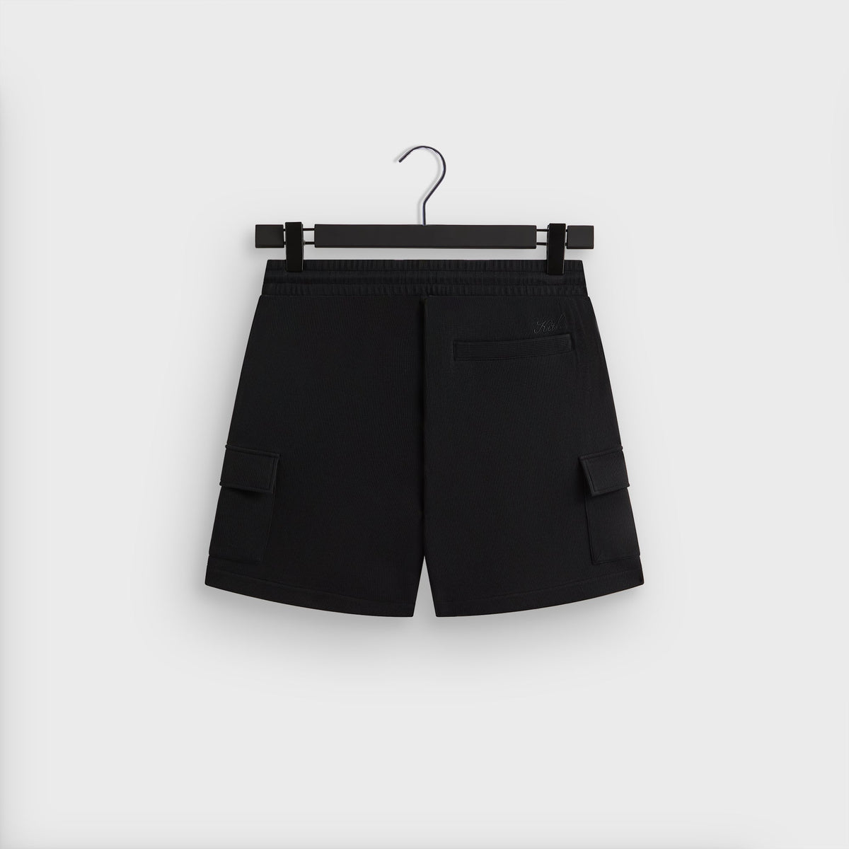 Kith Micro Waffle Fairfax Cargo Short - Black | Kith