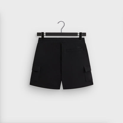 Kith Micro Waffle Fairfax Cargo Short - Black | Kith