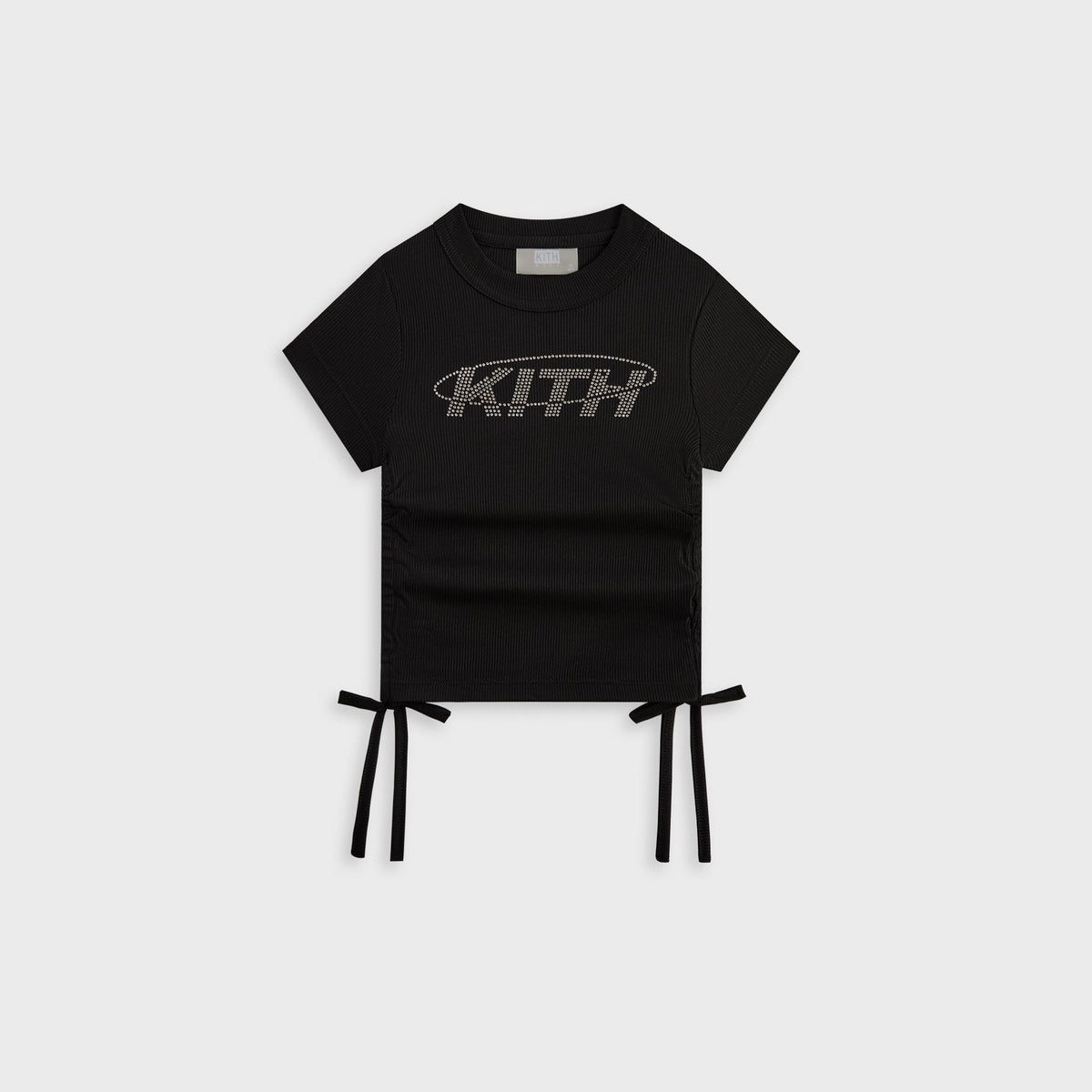Kith Kids Ruched Mulberry Tee - Black | Kith