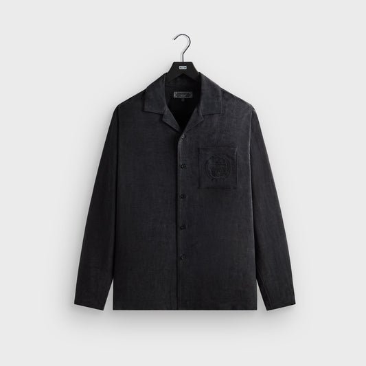 Kith Adonis Camp Collar Shirt - Black | Kith