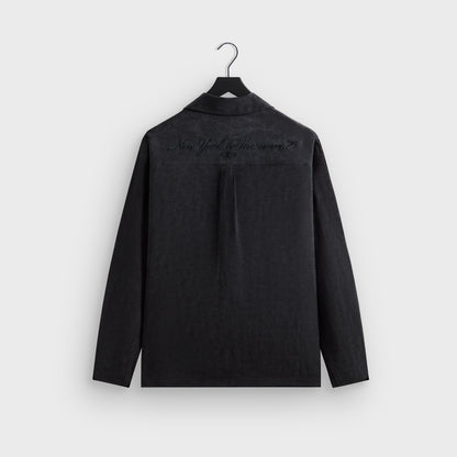 Kith Adonis Camp Collar Shirt - Black | Kith