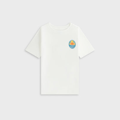 Kith Kids Sunset Vacation Tee - White | Kith