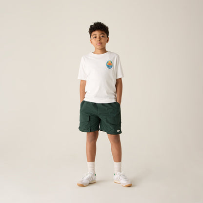 Kith Kids Sunset Vacation Tee - White | Kith
