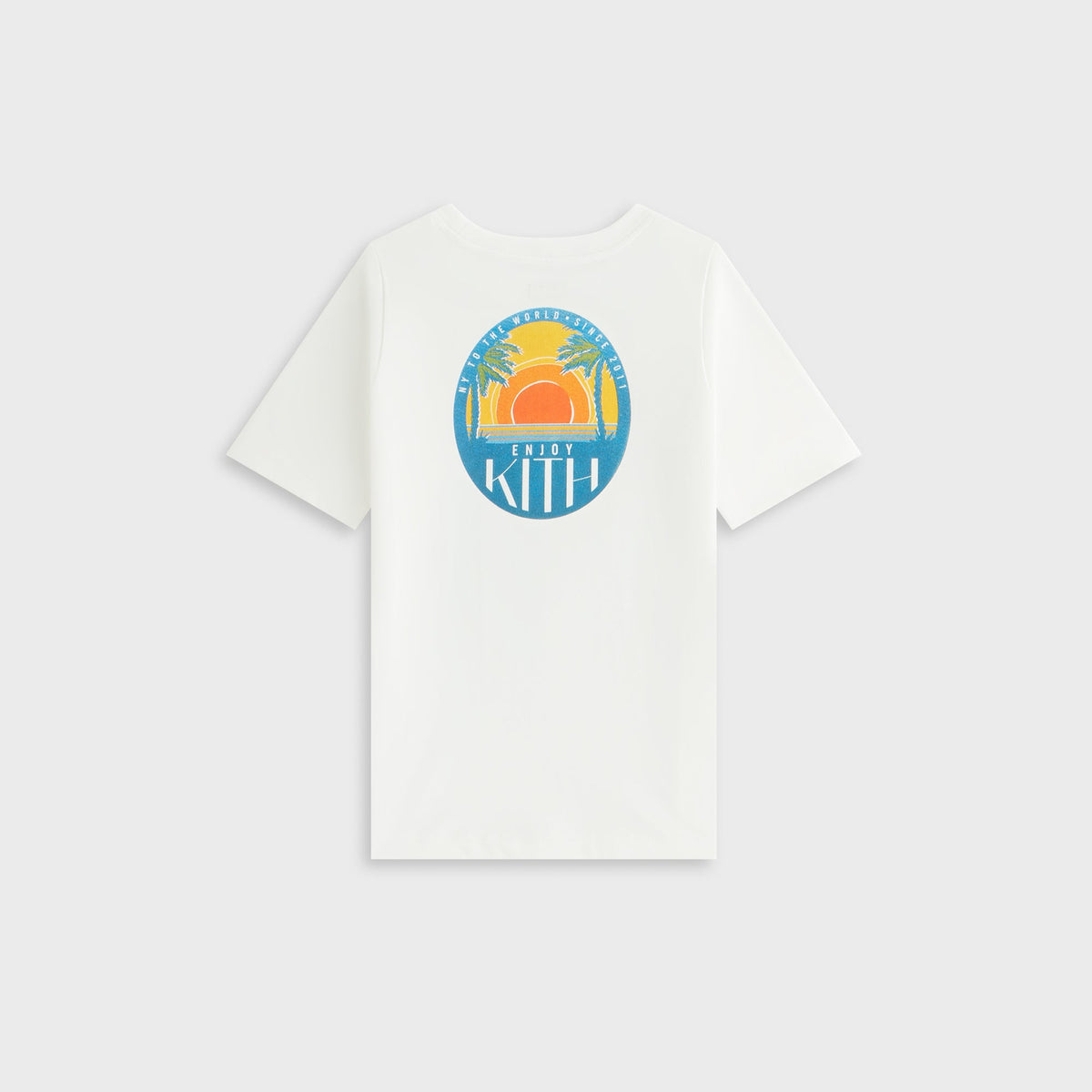 Kith Kids Sunset Vacation Tee - White | Kith