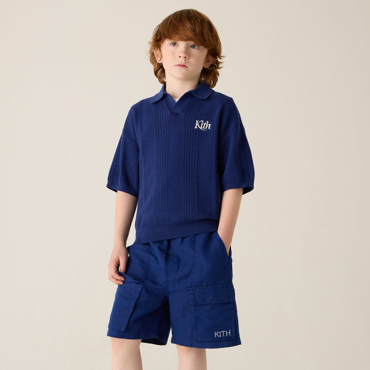 Kith Kids Belmont Cargo Short - Screen | Kith