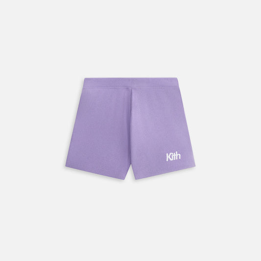 Kith Kids Rib Biker Short - Iris | Kith
