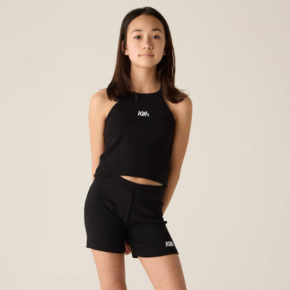 Kith Kids Rib Biker Short - Black | Kith