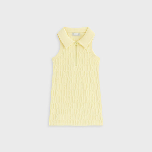 Kith Kids Monogram Terry Polo Dress - Ray | Kith