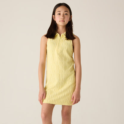 Kith Kids Monogram Terry Polo Dress - Ray | Kith
