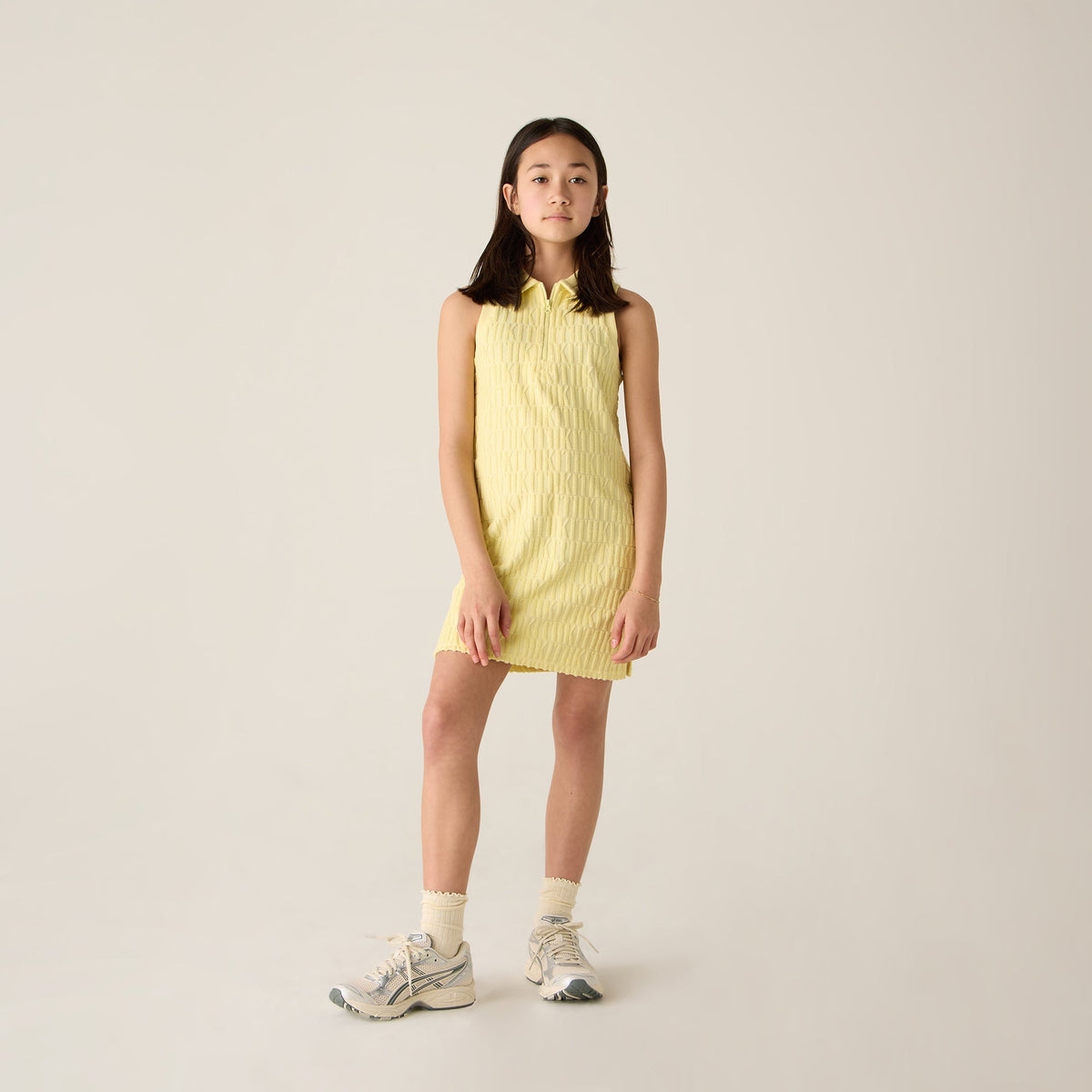 Kith Kids Monogram Terry Polo Dress - Ray | Kith