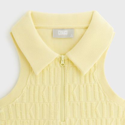 Kith Kids Monogram Terry Polo Dress - Ray | Kith