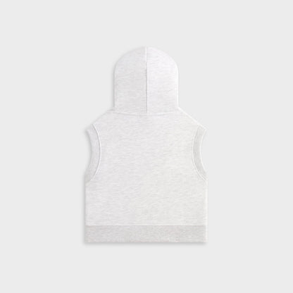 Kith Kids Pathways Sleeveless Hoodie - Light Heather Grey | Kith