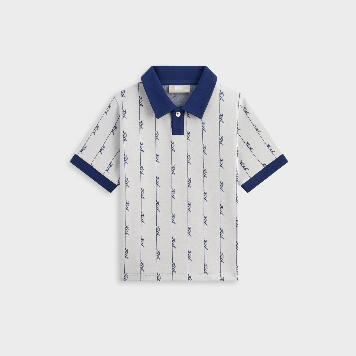 Kith Kids Script Knit Tilden Polo - Sandrift | Kith