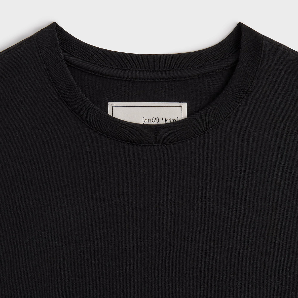 &Kin Pima Jersey Short Sleeve Heathrow Tee - Black | Kith