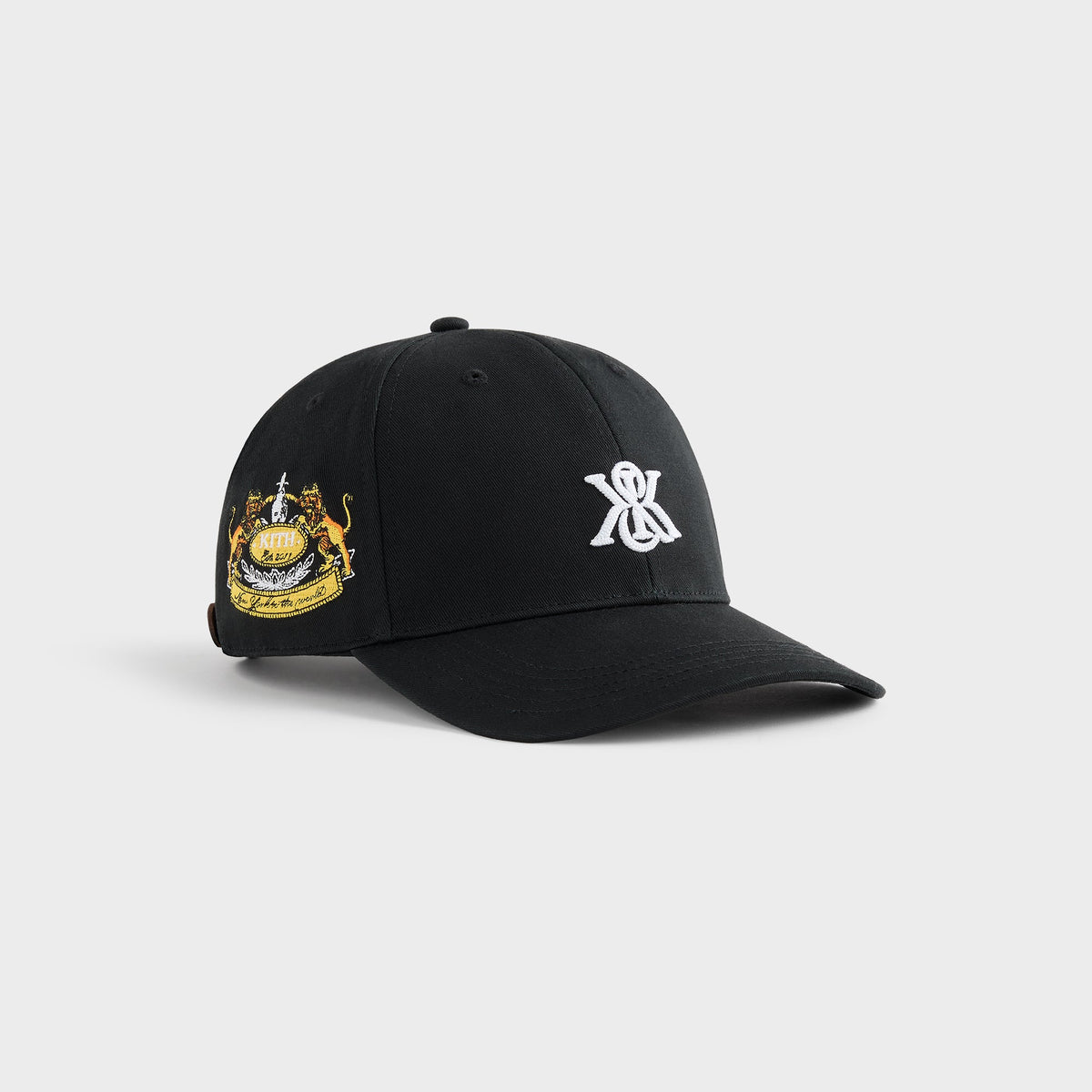 Kith Greenwich Two-Button Twill Classic Cap - Black | Kith