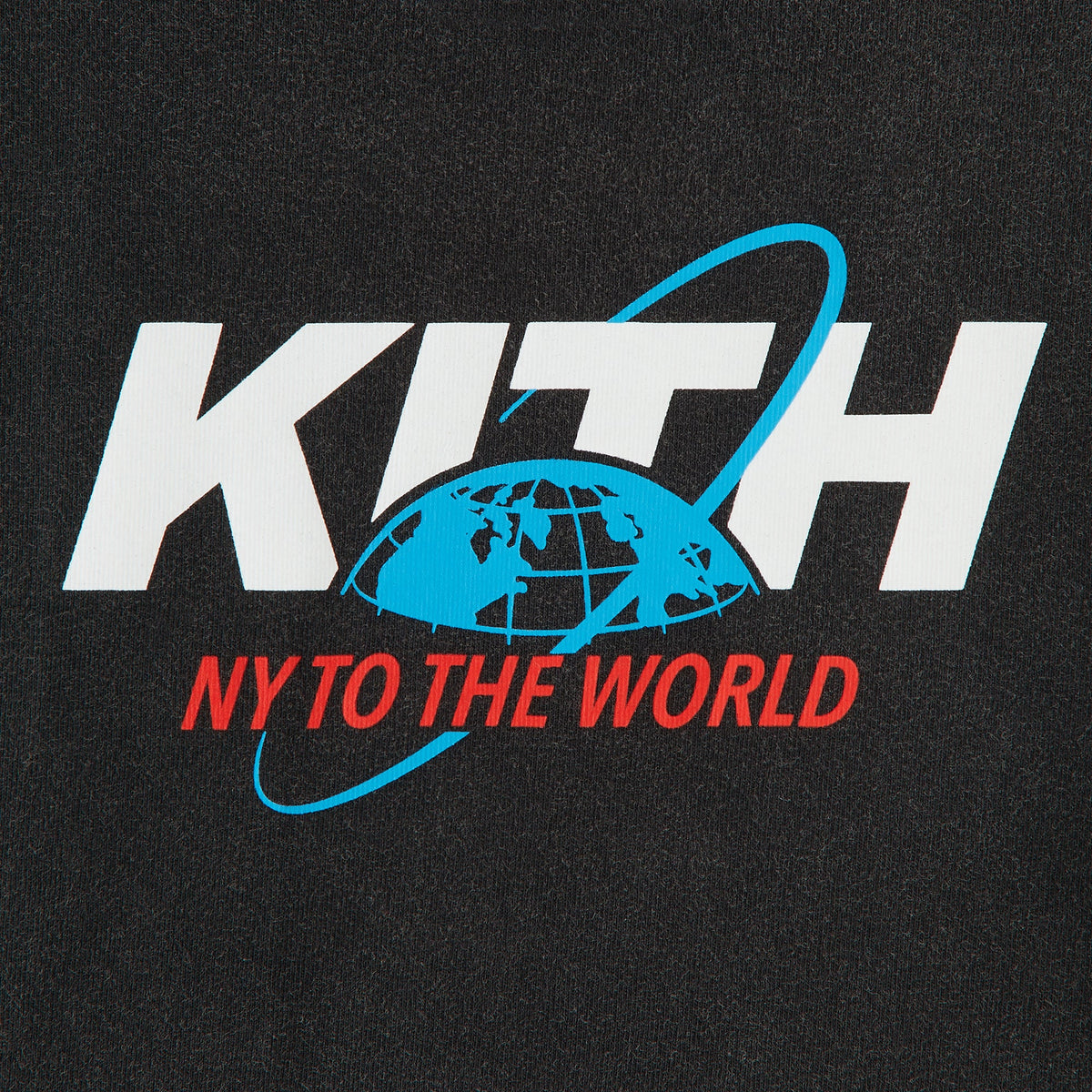 Kith Kids New York to the World Unisphere Vintage Tee - Black | Kith