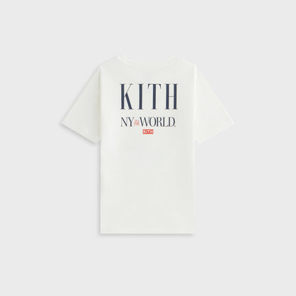 Kith Kids New York to the World Tee - White | Kith