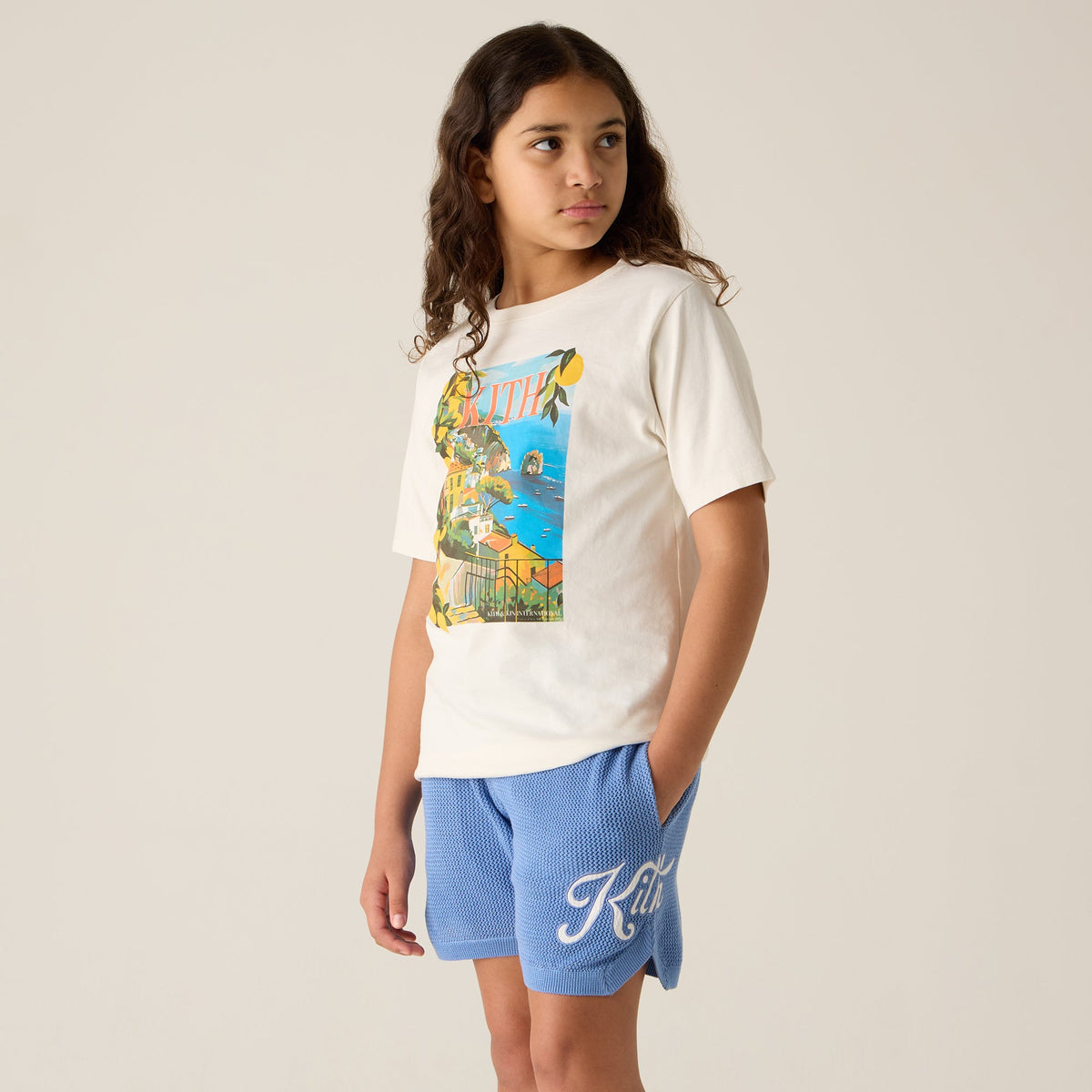 Kith Kids Sweater Knit Leon Short - Ashore | Kith