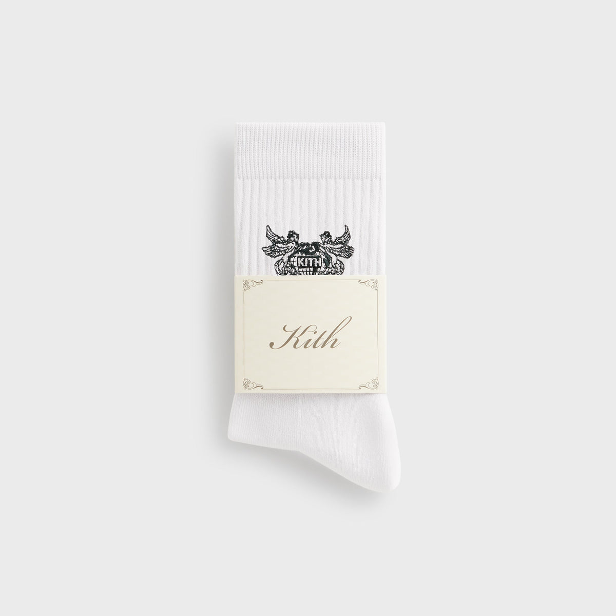 Kith Pegasus Crew Sock - White | Kith