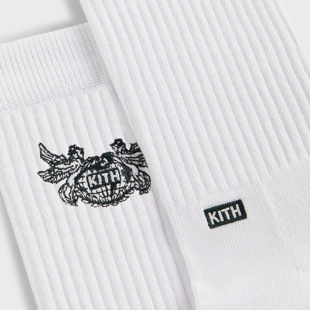 Kith Pegasus Crew Sock - White | Kith