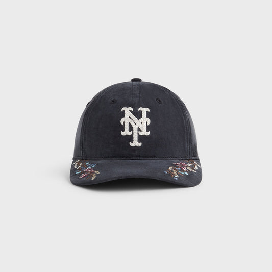 Kith & '47 for the New York Mets Cupro Linen Franchise LS Cap - Black | Kith