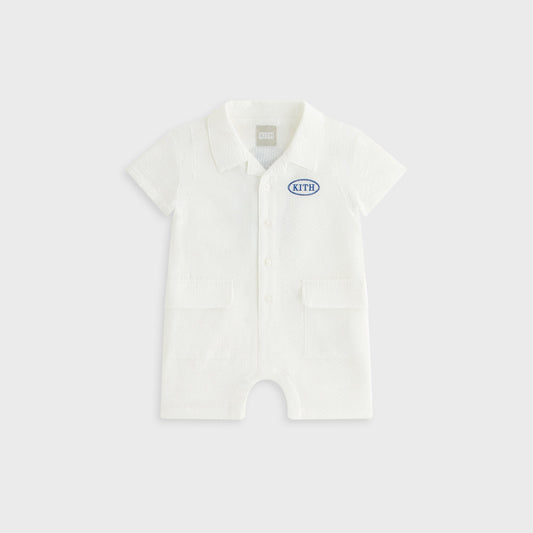 Kith Baby Seersucker Belmont Shortall - Silk | Kith