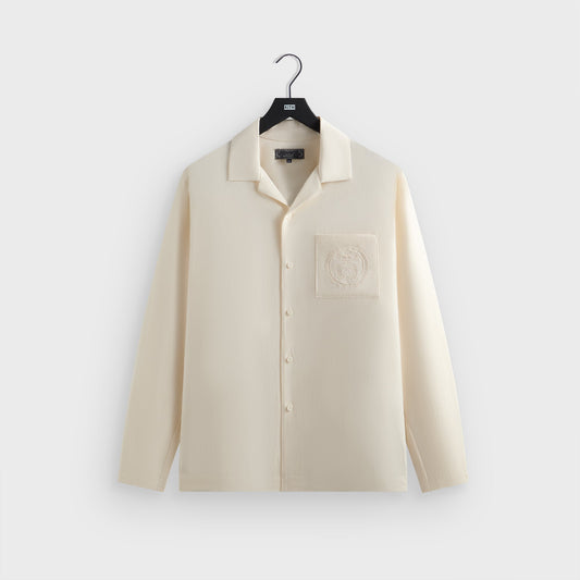 Kith Adonis Camp Collar Shirt - Sandrift | Kith