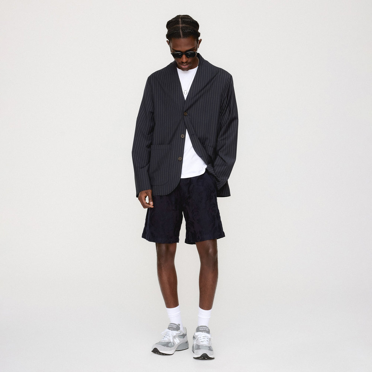 &Kin Tropical Wool Zac Blazer - Admiral | Kith