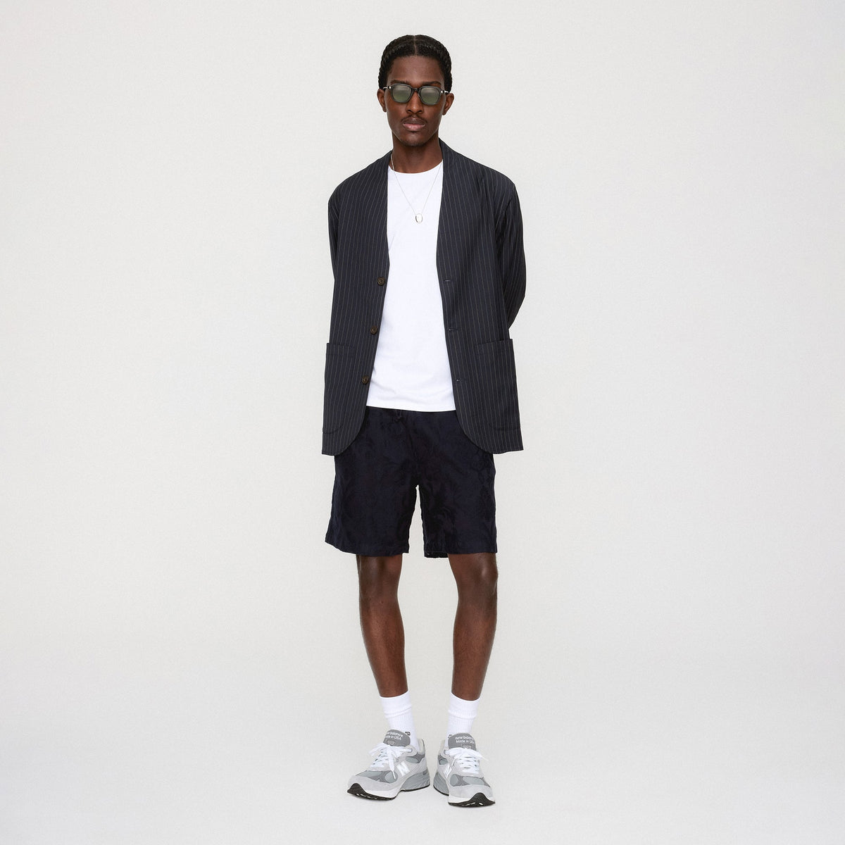 &Kin Tropical Wool Zac Blazer - Admiral | Kith