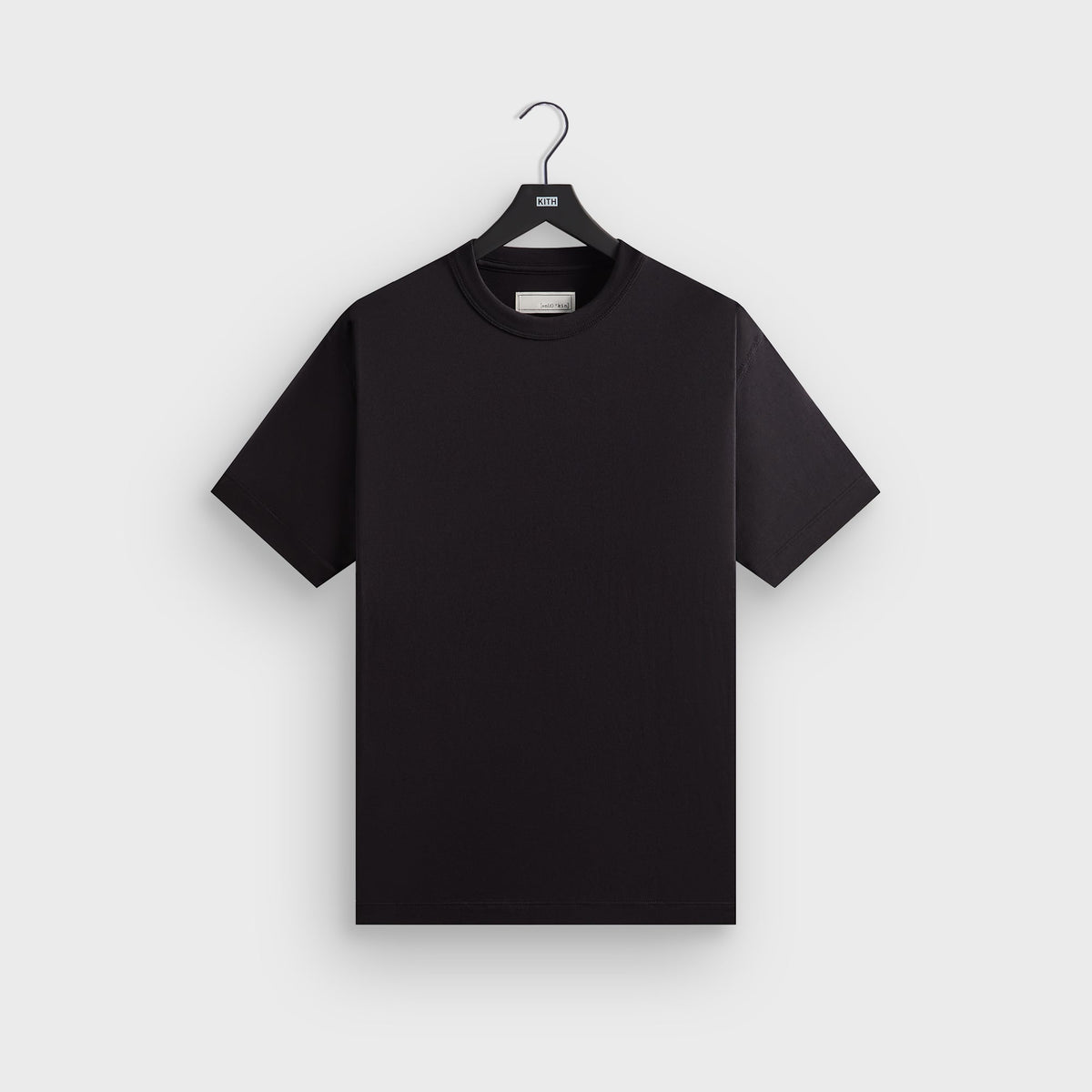 &Kin Pima Jersey Alex Boxy Tee - Black | Kith