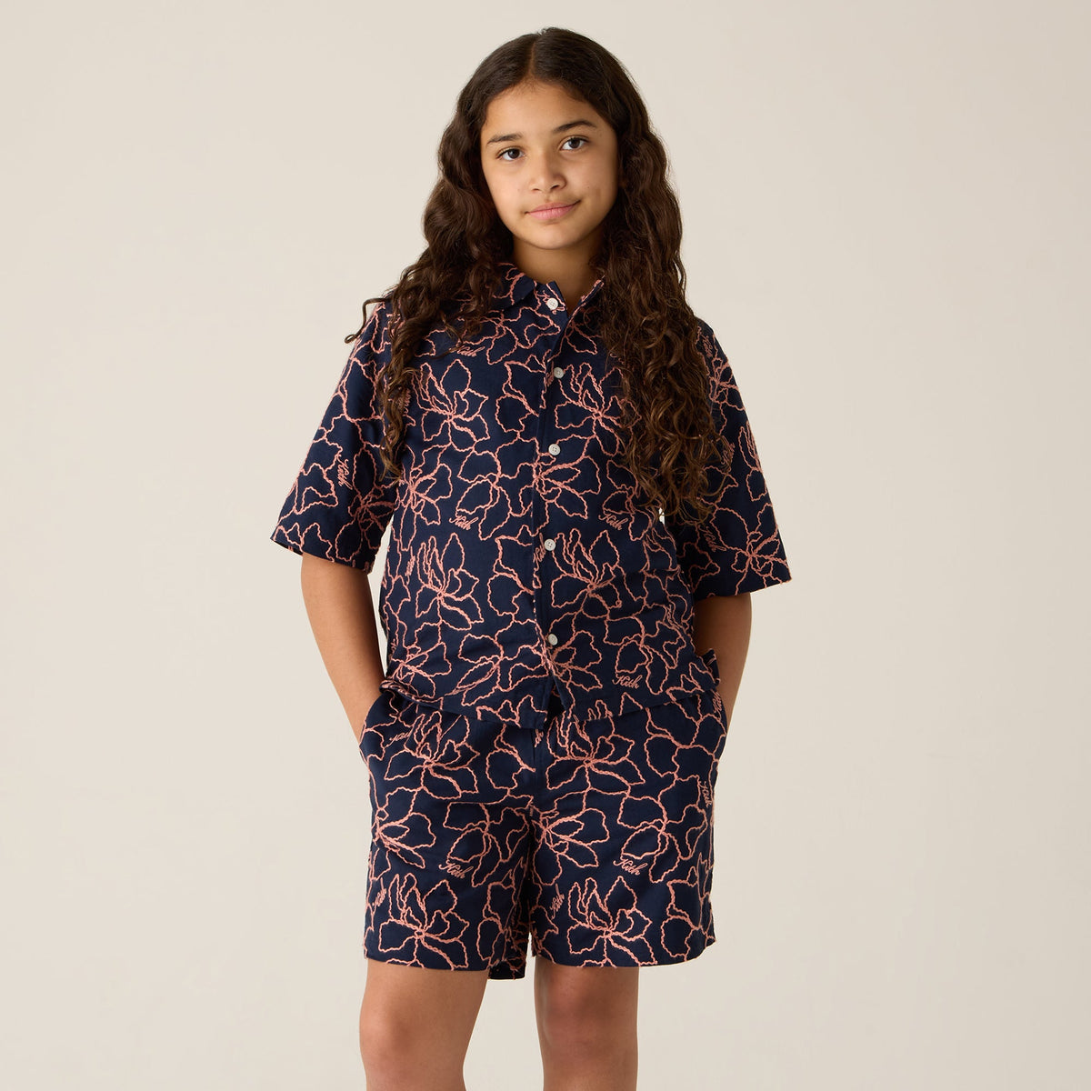 Kith Kids Iris Bennet Camp Shirt - Nocturnal | Kith