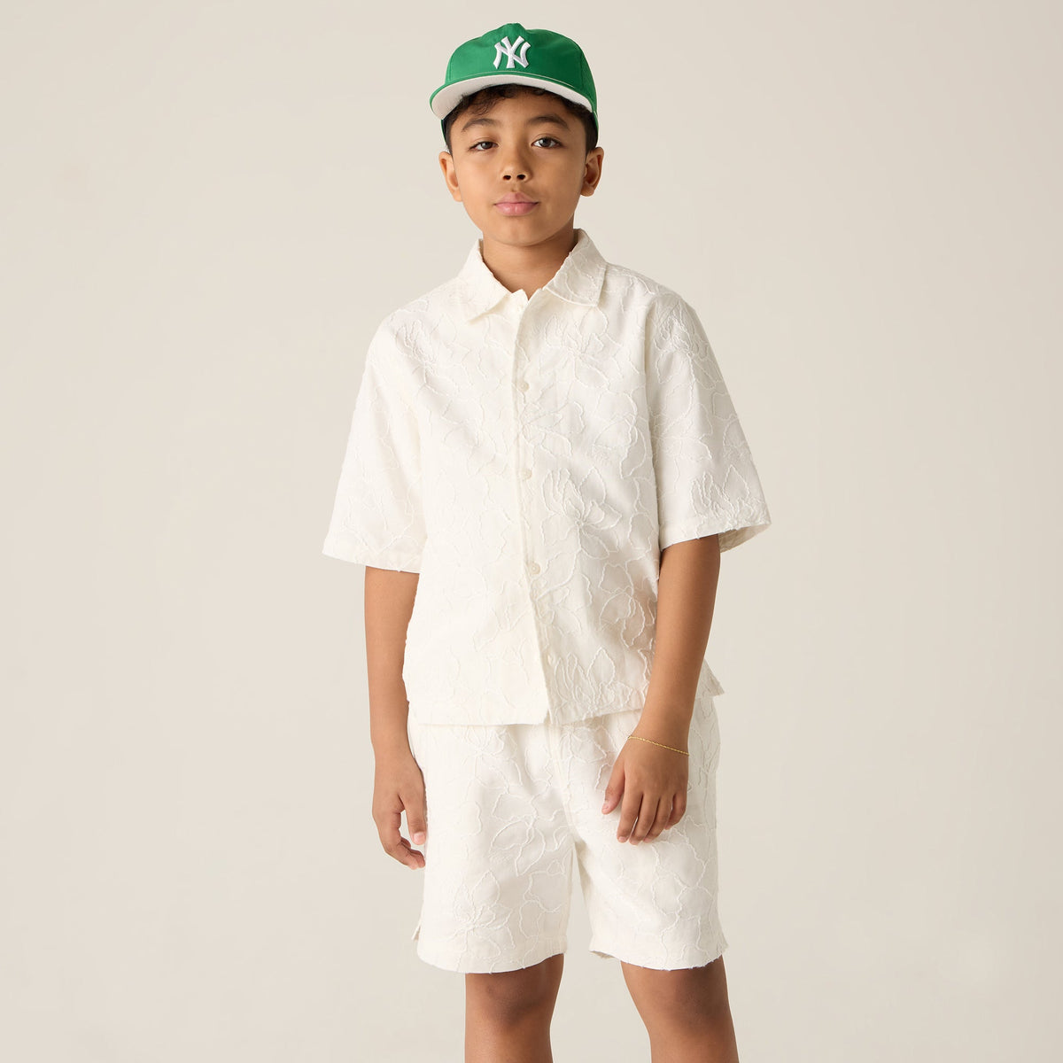 Kith Kids Iris Bennet Camp Shirt - Sandrift | Kith
