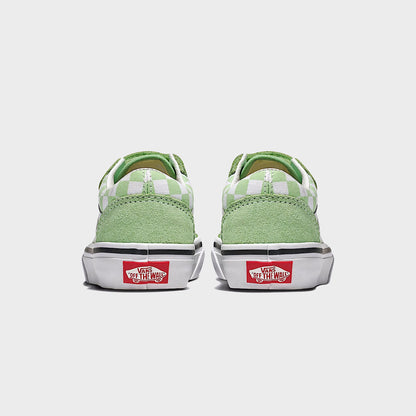 VANS GS Old Skool V Checkerboard - Pistachio Green | Kith