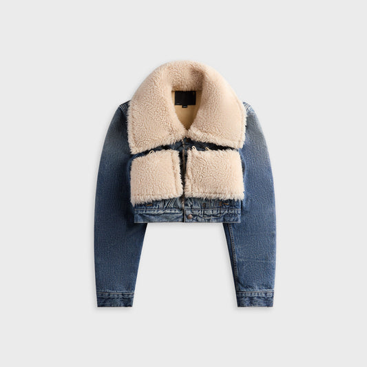 R13 Double Collar Jacket - Leo Blue | Kith