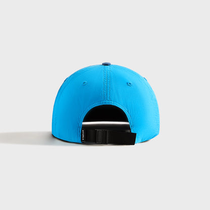 by Parra Lowercase 6 Panel Cap - Blue / Orange | Kith