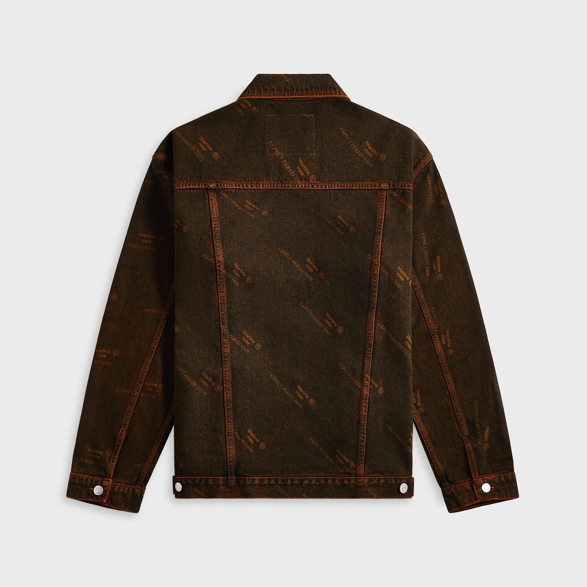 Martine Rose Oversized Denim Jacket - Orange Laser | Kith