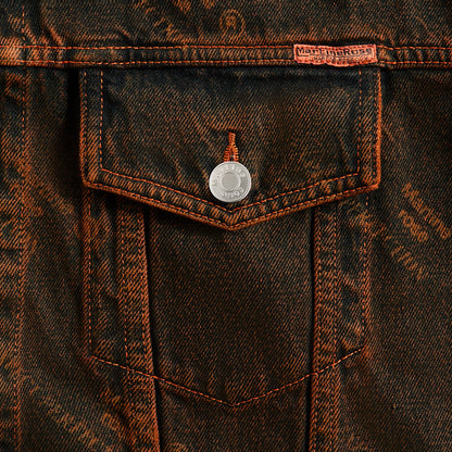 Martine Rose Oversized Denim Jacket - Orange Laser | Kith