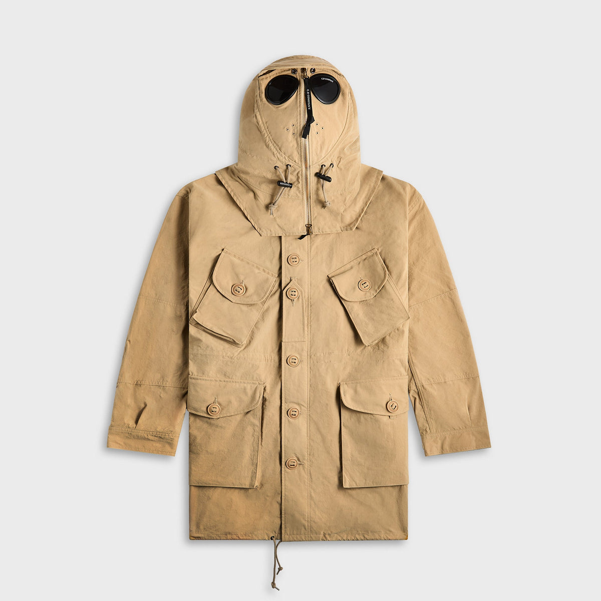 Junya Watanabe Man x C.P. Company Goggle Parka - Beige | Kith